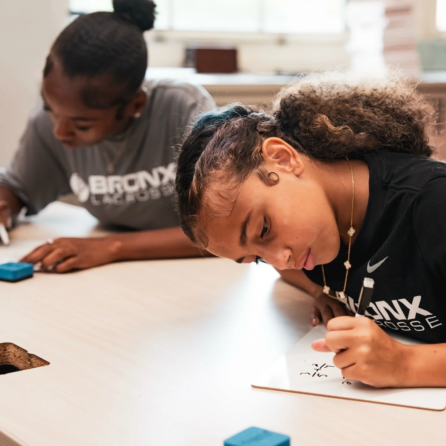 Madison and Amber have grown tremendously in the classroom this the past year, both rising to above a 90% grade percentage. 

So proud of these girls for attacking their academics with the same intensity they attack the field with.