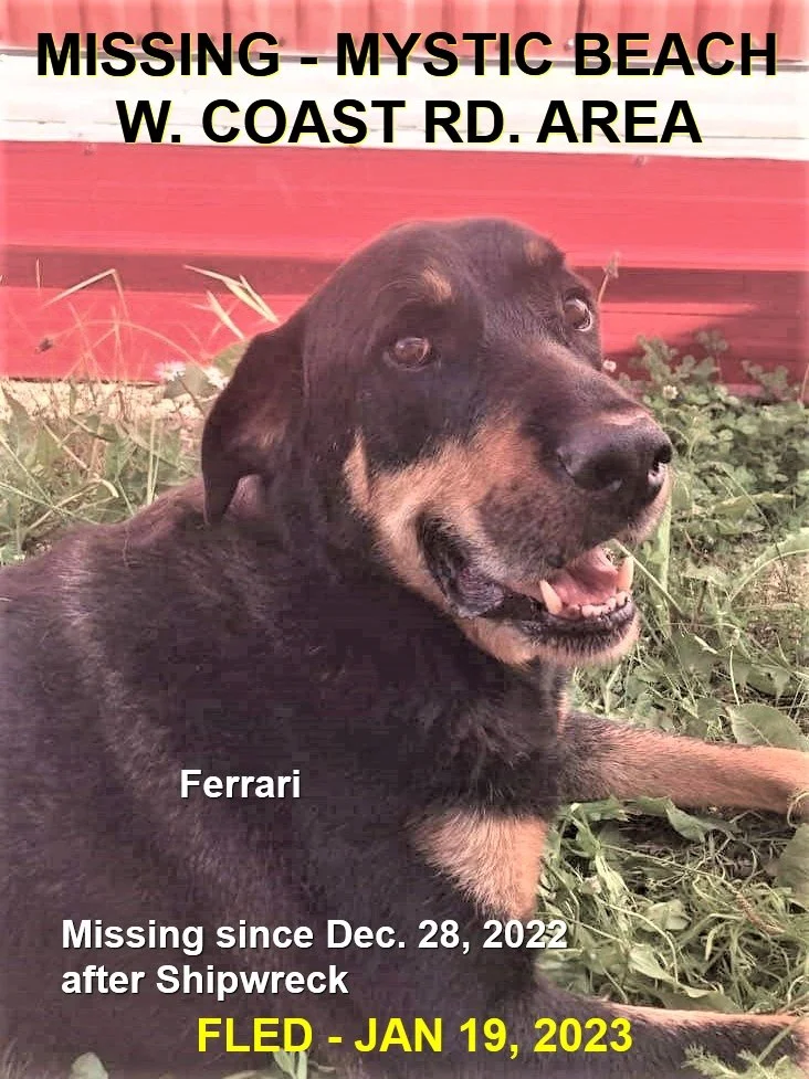 UNRESOLVED - JORDAN RIVER BC. / FERRARI / DEC. 28, 2022