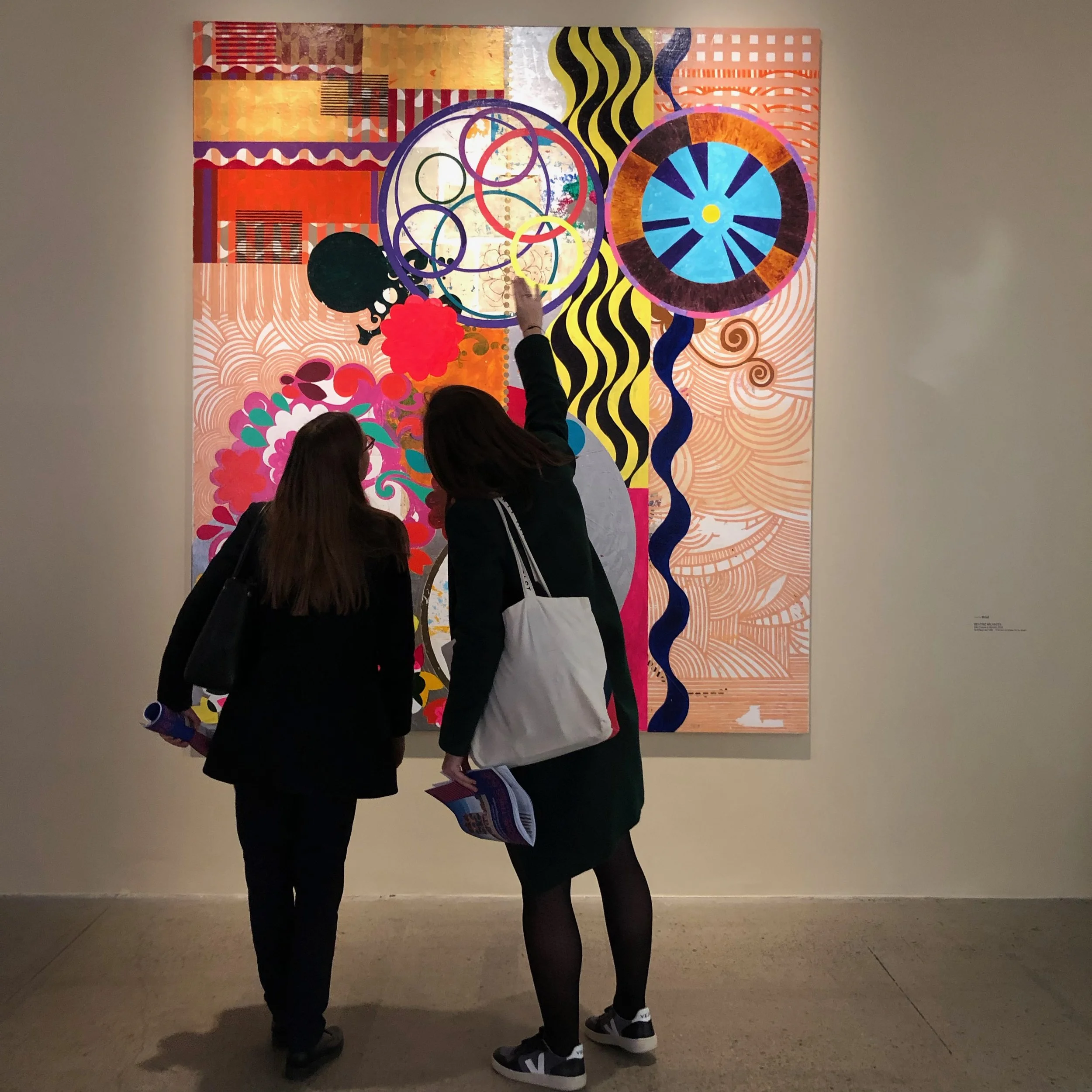 Above; Beatriz Milhazes (b.1960, Brazil) São Cosme e Damião, 2014