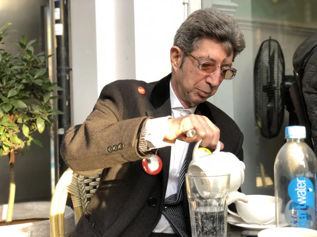 Duggie loves his tea.