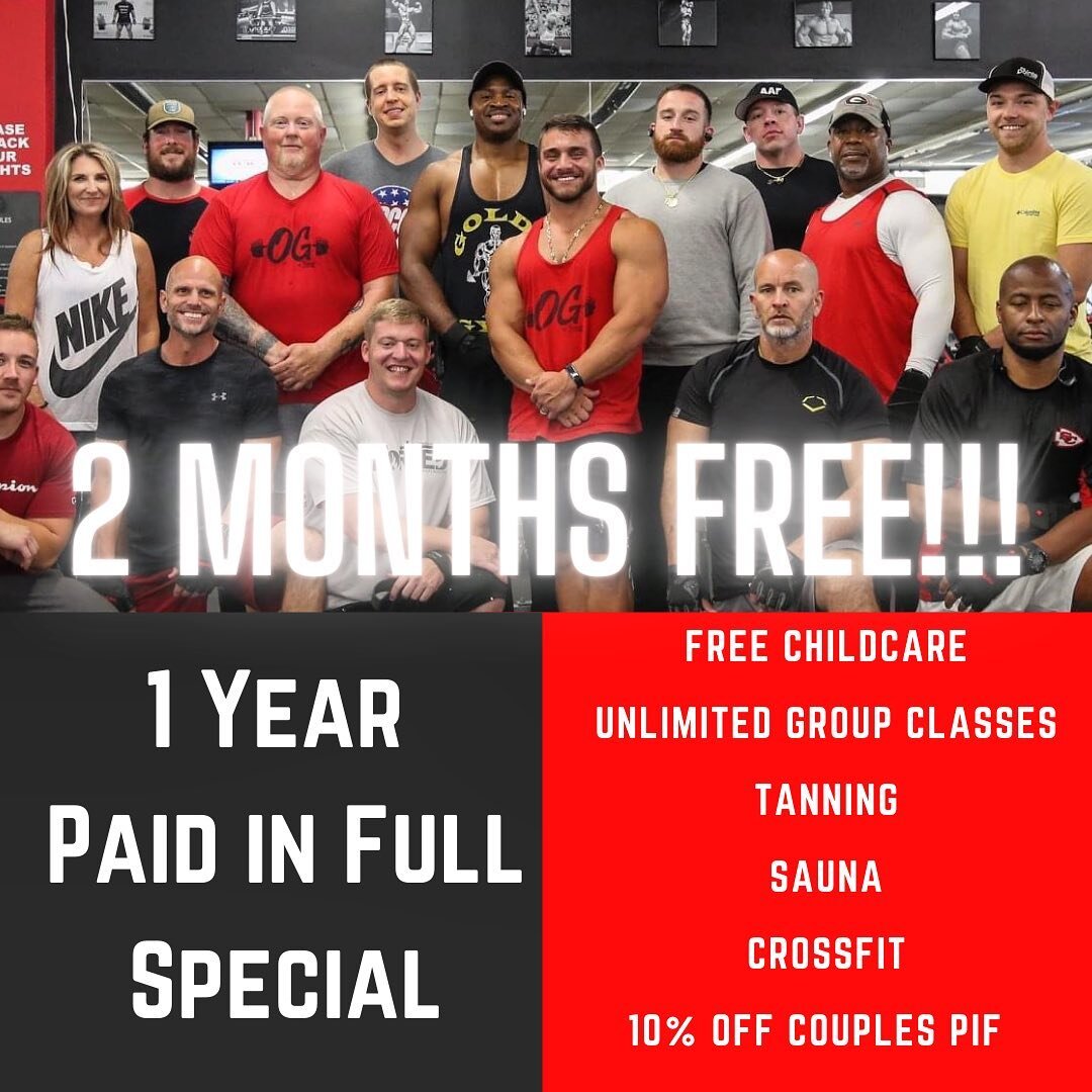 2 Months FREE on all one year paid in full memberships and add on services‼️
- 
Let&rsquo;s rebound from 2020 together and make 2021 THE YEAR that your in the BEST shape of your life 💪
-
Offer ends 3/26
- The OG - 
#theog #owensgym #gymfamily #fitne