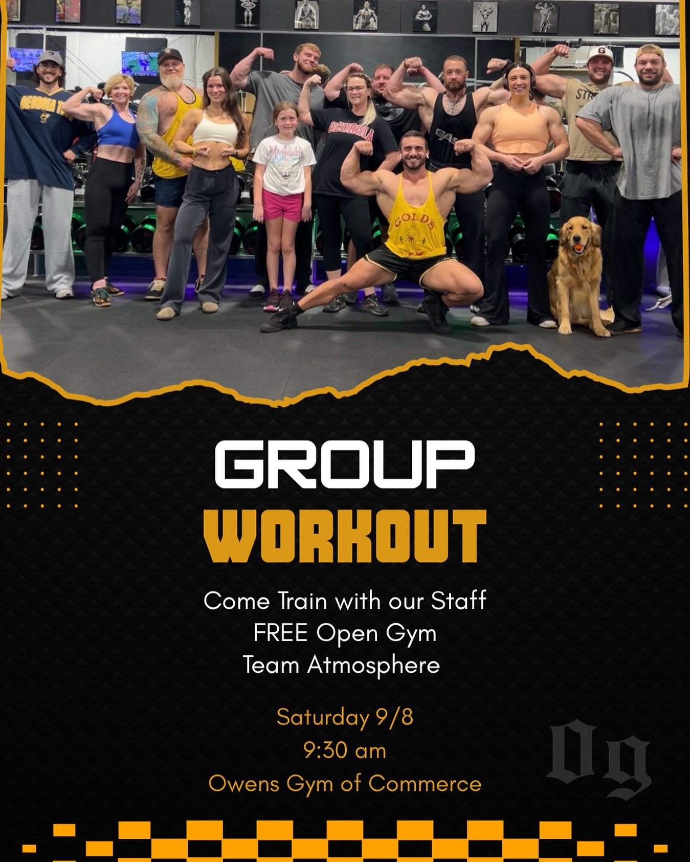🔥Join us this Saturday 🔥
Trainer led workouts
Free for everyone and non members are welcome.
-
Free mens posing session post workout
-
We will be training:
@brian_ddennis - Legs
@hokehogan - hams / legs
@owens_h7 - chest / arms
@kaewhitfit - glutes
