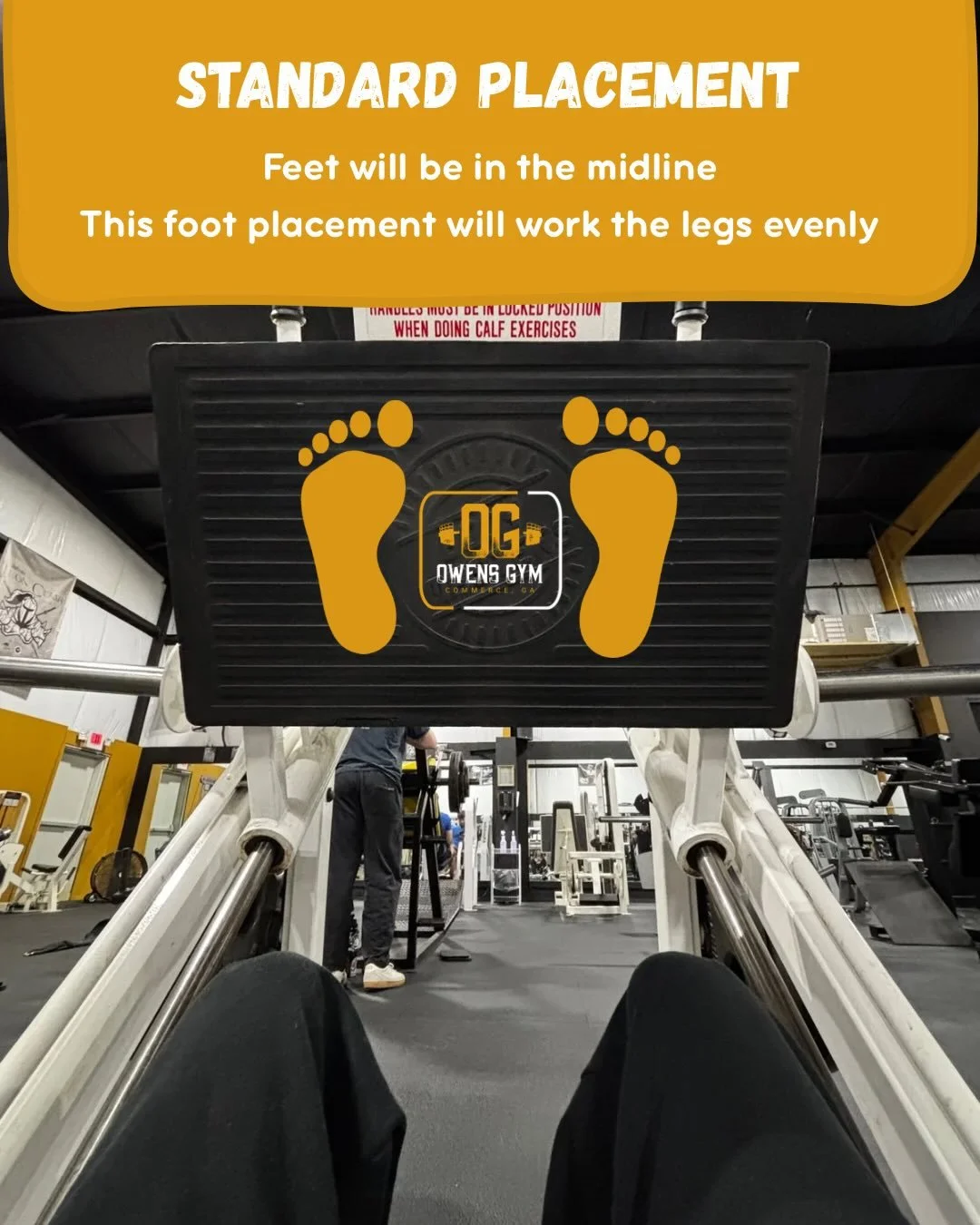 Did you know your foot placement matters when leg pressing? Same exercise&hellip; different results 🔥

#owensgym #commercega #legpress #footplacement #workouttips