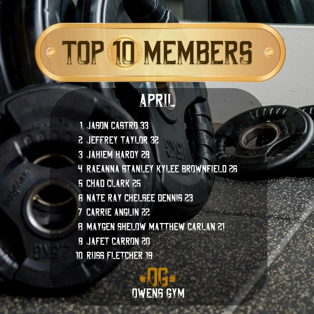 Results are in! 💪🏼 
#owensgymofcommerce #gym #top10 #explore