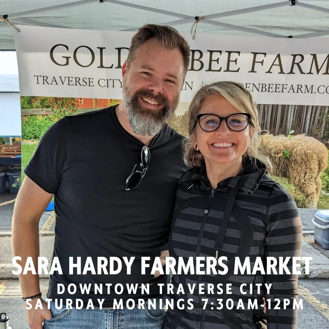 ✨Farmers market starts this weekend!✨
The @sarahardyfarmersmarket is on Saturday mornings in downtown Traverse City - 7:30 am -12pm - bright and early, people! We are so excited to see everyone!