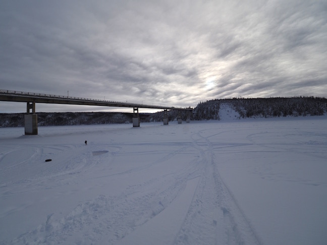 Alaskan Pipeline over the Yukon River
