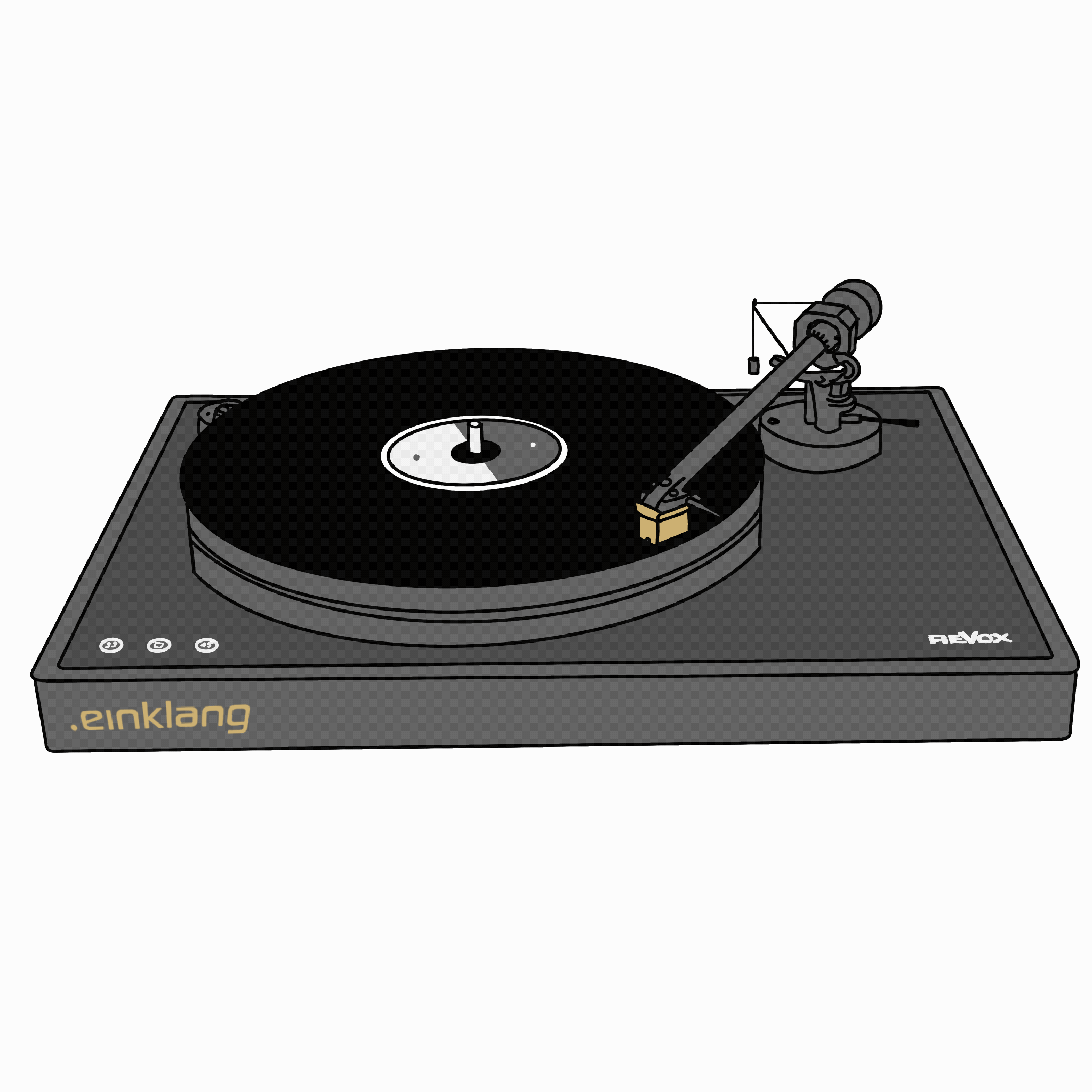 Record Player for Revox X einklang Hifi