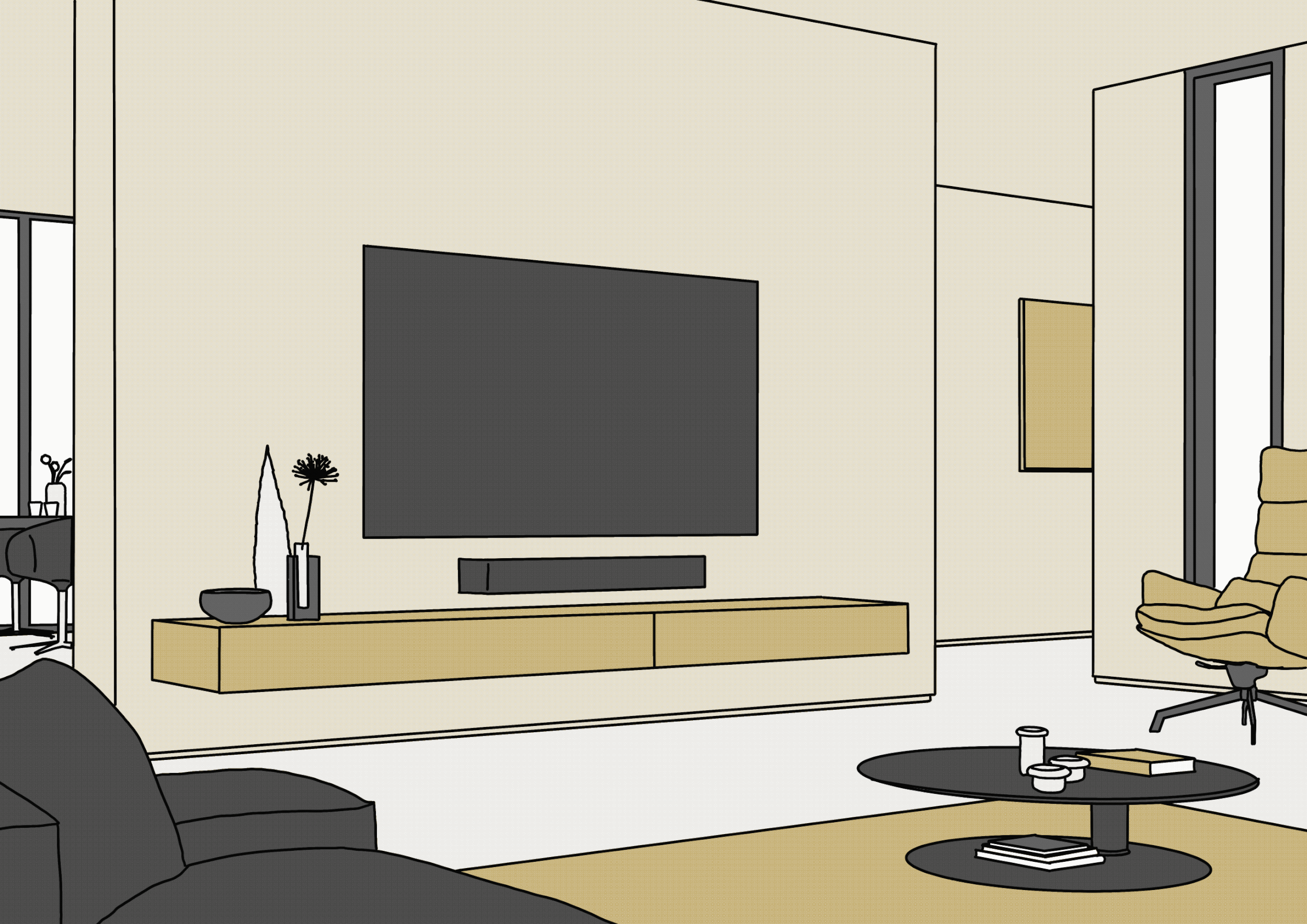 Soundbar animation for Revox