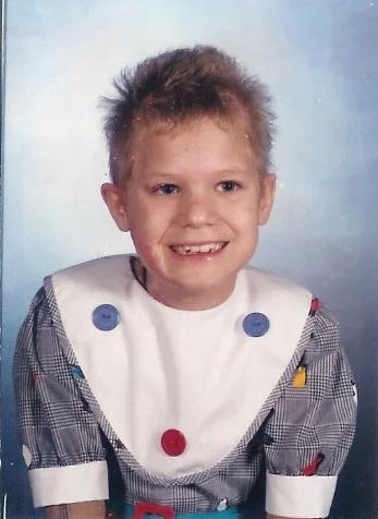 My 2nd grade school photo. September 1988.