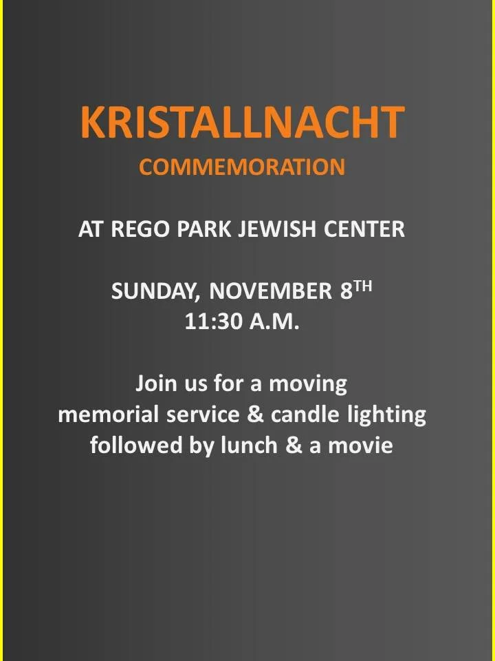 Kristallnacht Commemoration
