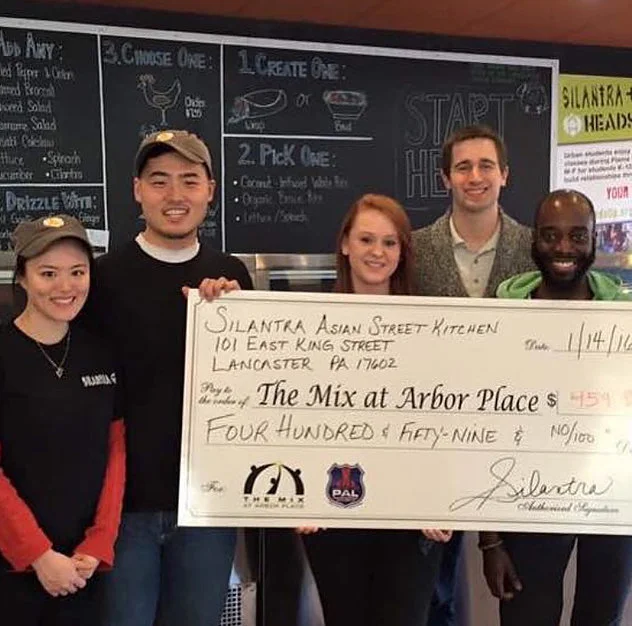 $459 raised for The Mix at Arbor Place to help their youth development center, which serves kids in Southeast Lancaster City