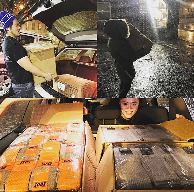 Every winter, we purchase hundreds of thermal tube socks to The Water Street Mission. The Water Street Mission was at full capacity 200+ people taking shelter during last year’s snowstorm. We dropped off 750 pairs of men/women winter thermal tube socks to keep their feet warm and cozy.