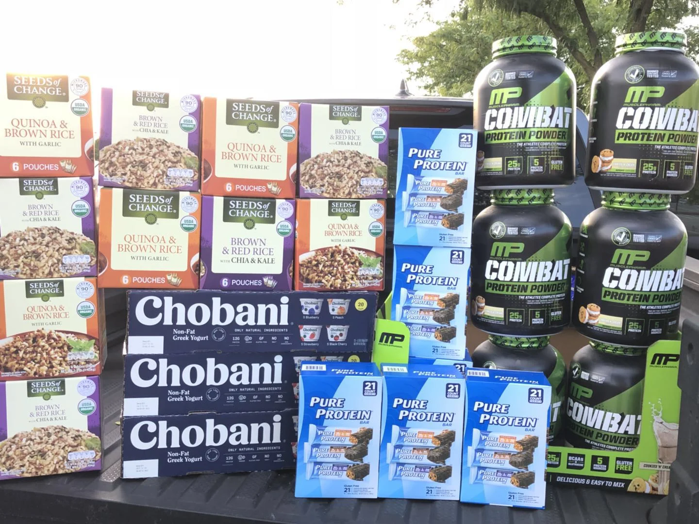  We purchased protein powder, greek yogurt, protein bars, brown rice, and quinoa for Bench Mark Program. Bench Mark Program is a strength based family of mentors who use exercise, academic support, and career counseling to propel at-risk youth toward