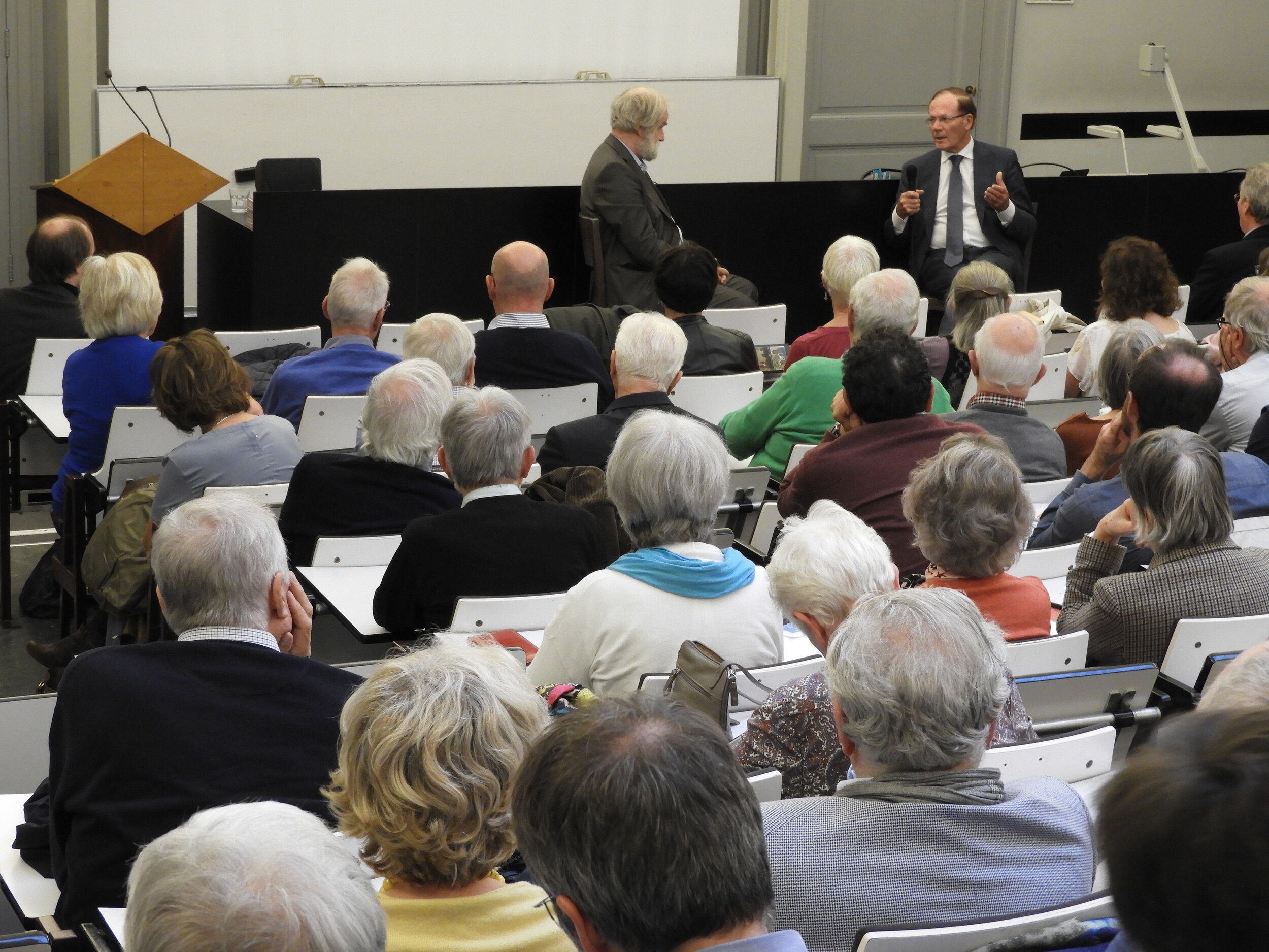 Gesprek met de zaal