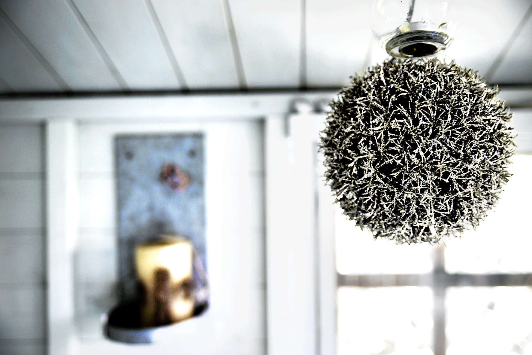 Spikey Ball and Candle