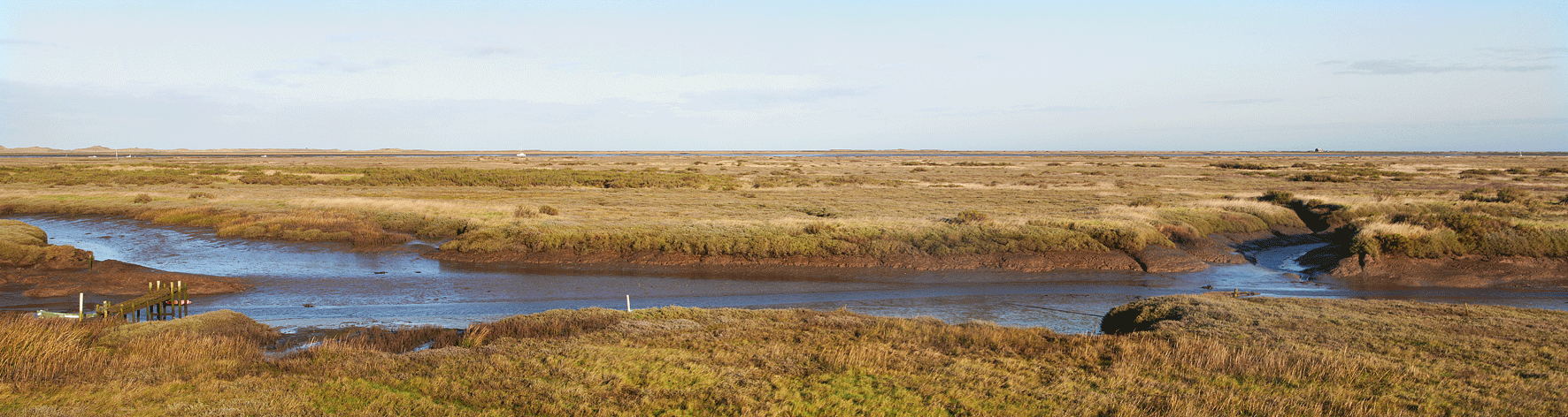 Creek Panorama near Brancaster Staithe