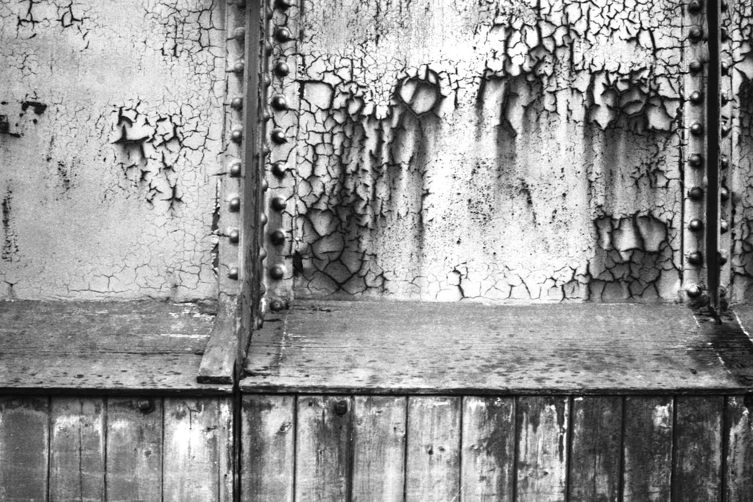 Disintegrating Paint, Hull Docks, 1986