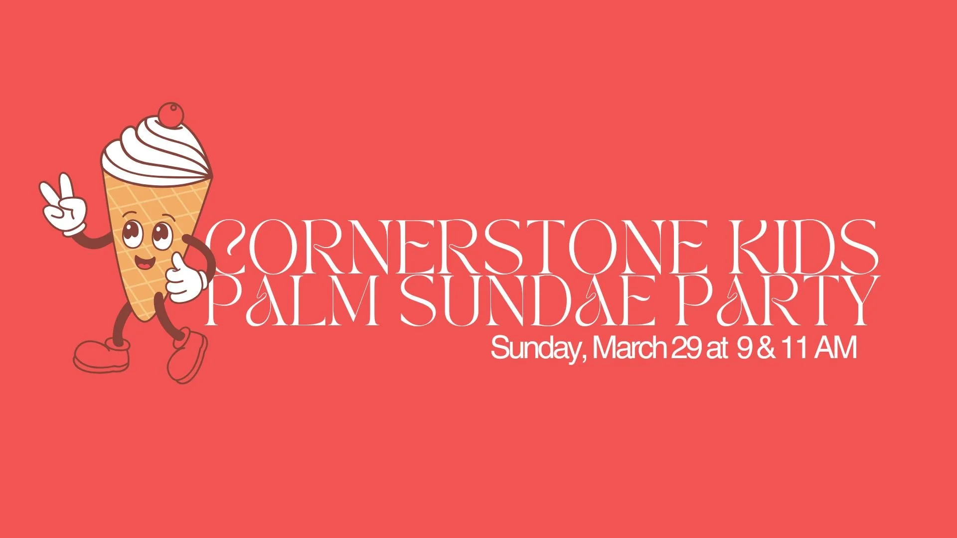 Cornerstone Kids Palm Sundae Party