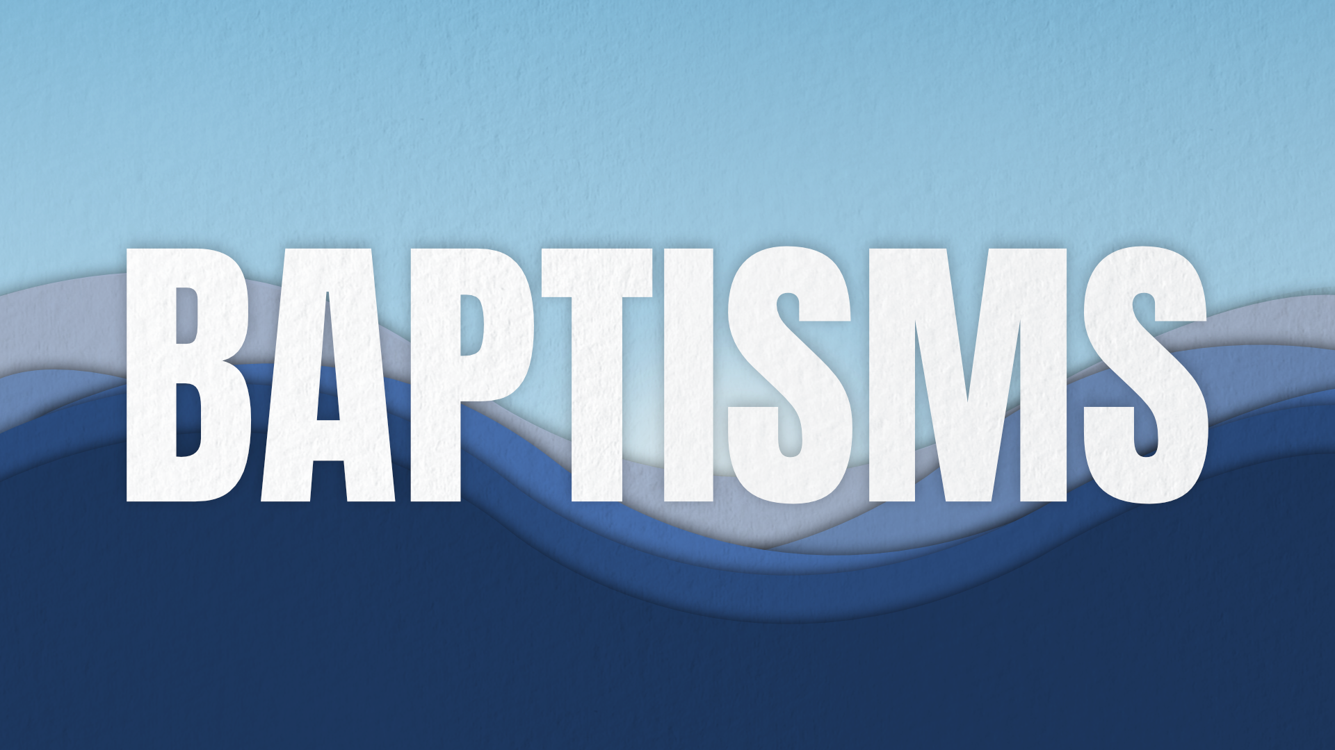 Baptisms