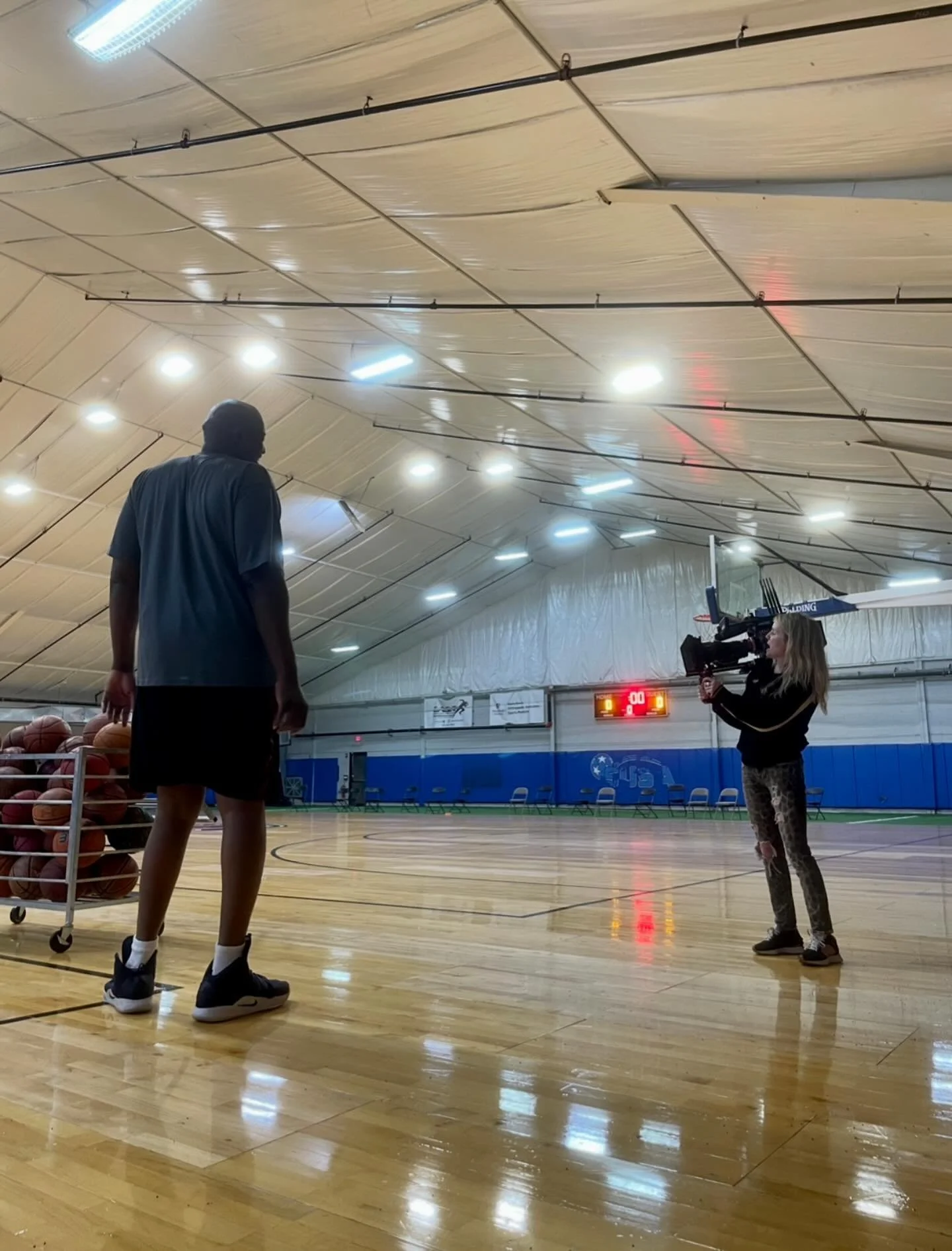 On the court with Big Curtis