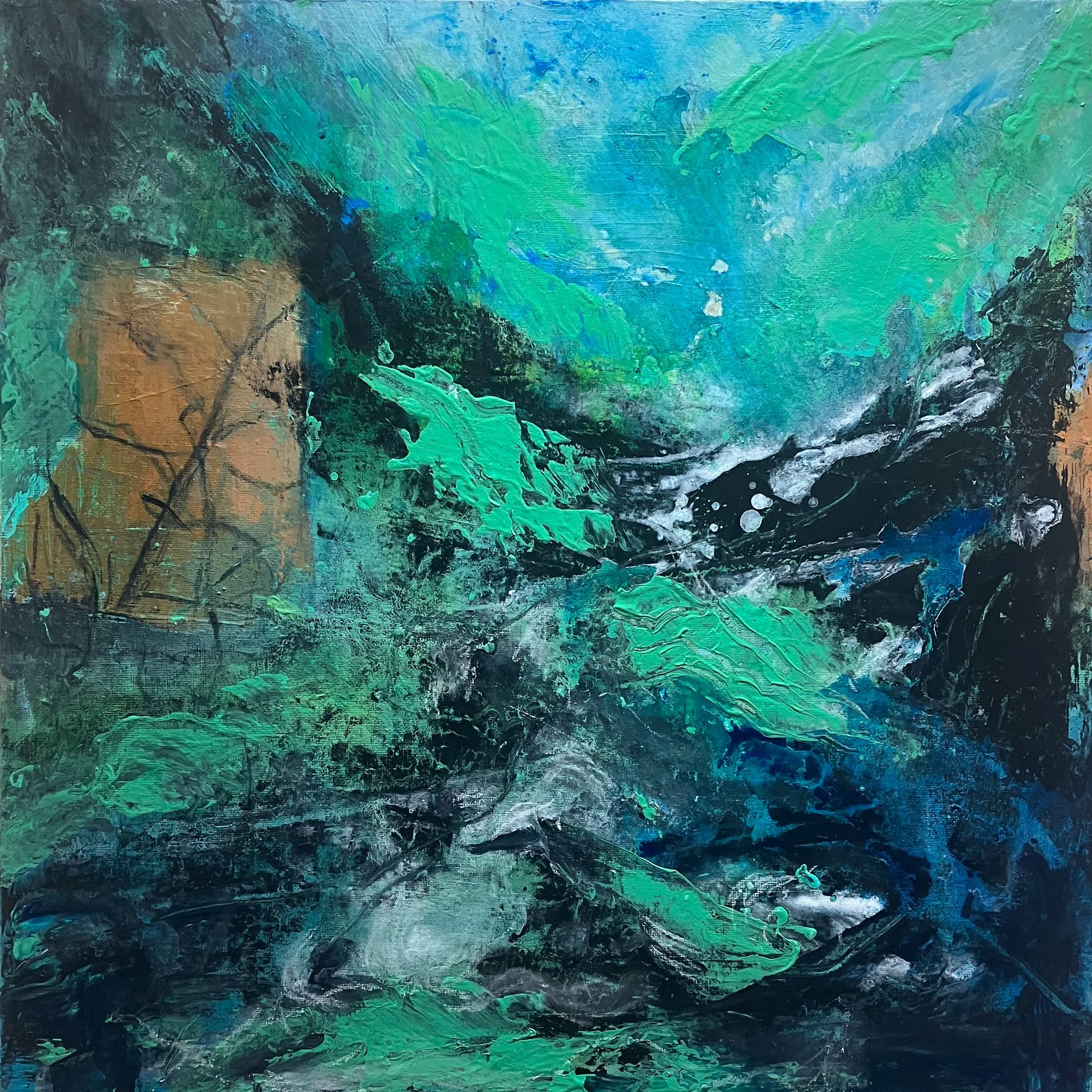 The Rheidol at Devil's Bridge