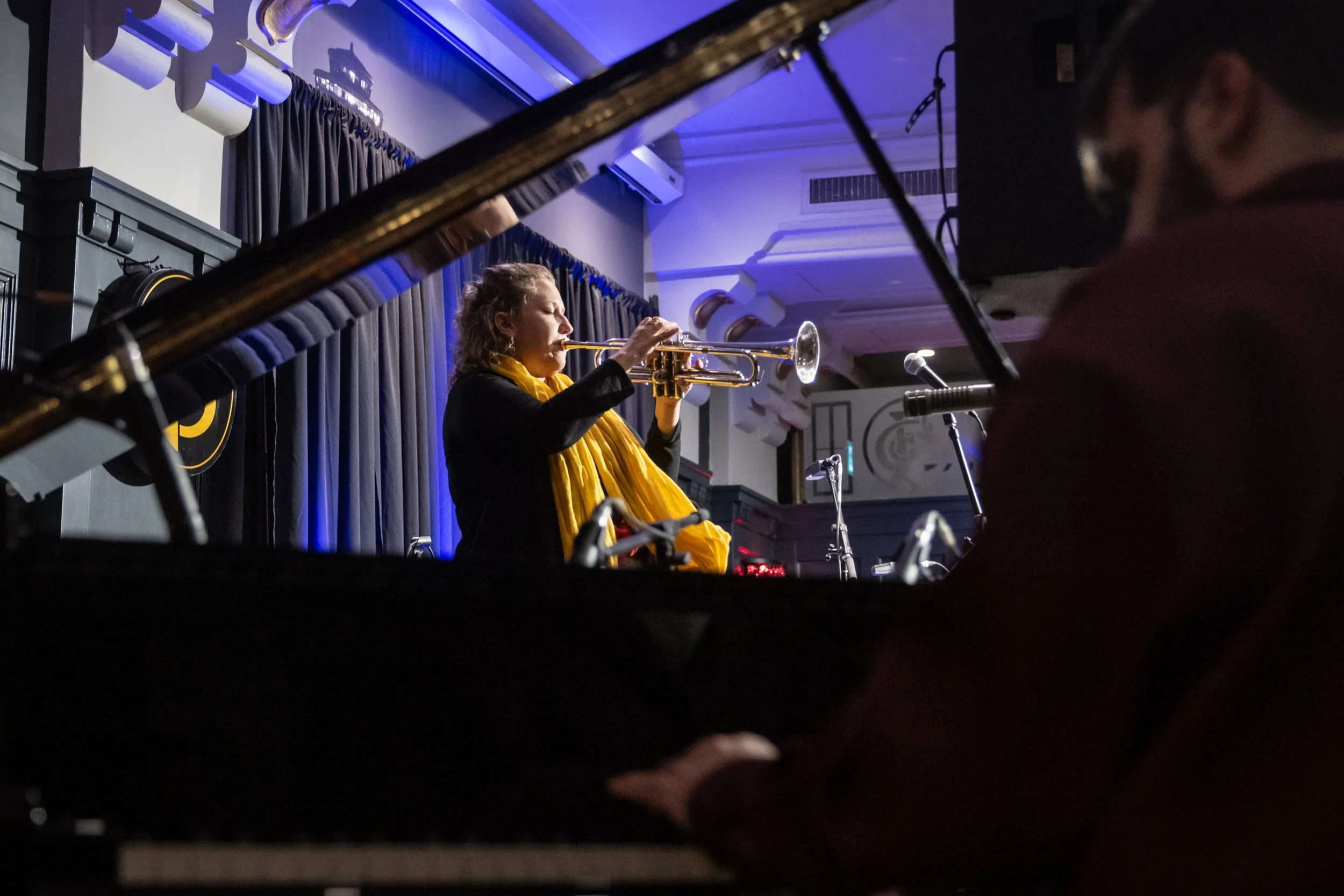   Albert Marquès &amp; Rachel Therrien (Spain + Canada)  performs at Jazz Winnipeg’s 2026 International Jazz Showcase. Photo by Matt Duboff. 