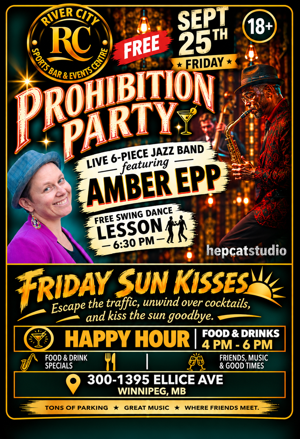 Prohibition Party (6-piece band feat. Amber Epp)