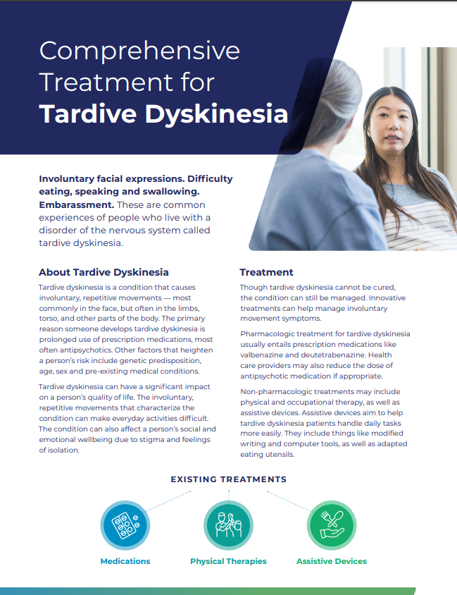 Comprehensive Treatment for Tardive Dyskinesia