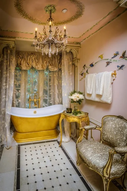 subtle mural additions finish a room