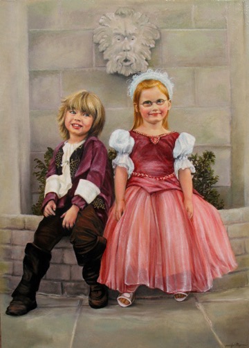 Siblings Portrait by Jennifer Chapman