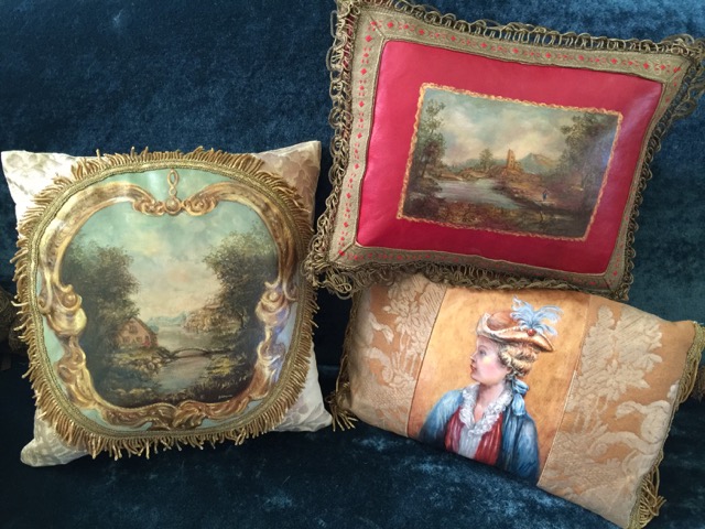 Pillow Trio from the Masterpiece Collection by Jennifer Chapman