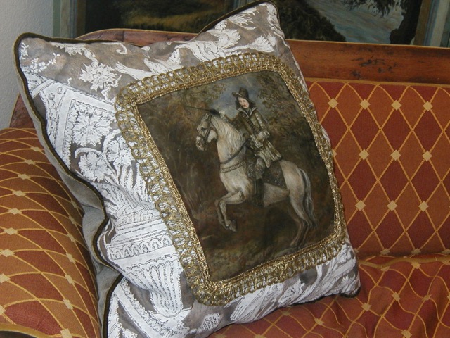Horseback Pillow from the Masterpiece Collection by Jennifer Chapman