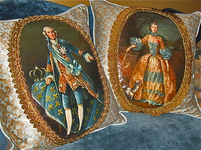 The Aristocrats Pillows from the Masterpiece Collection by Jennifer Chapman