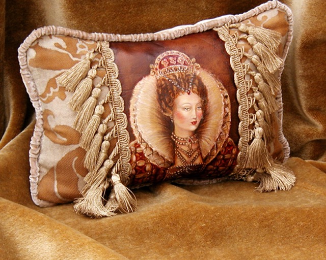 Queen Portrait Pillow from the Masterpiece Collection by Jennifer Chapman