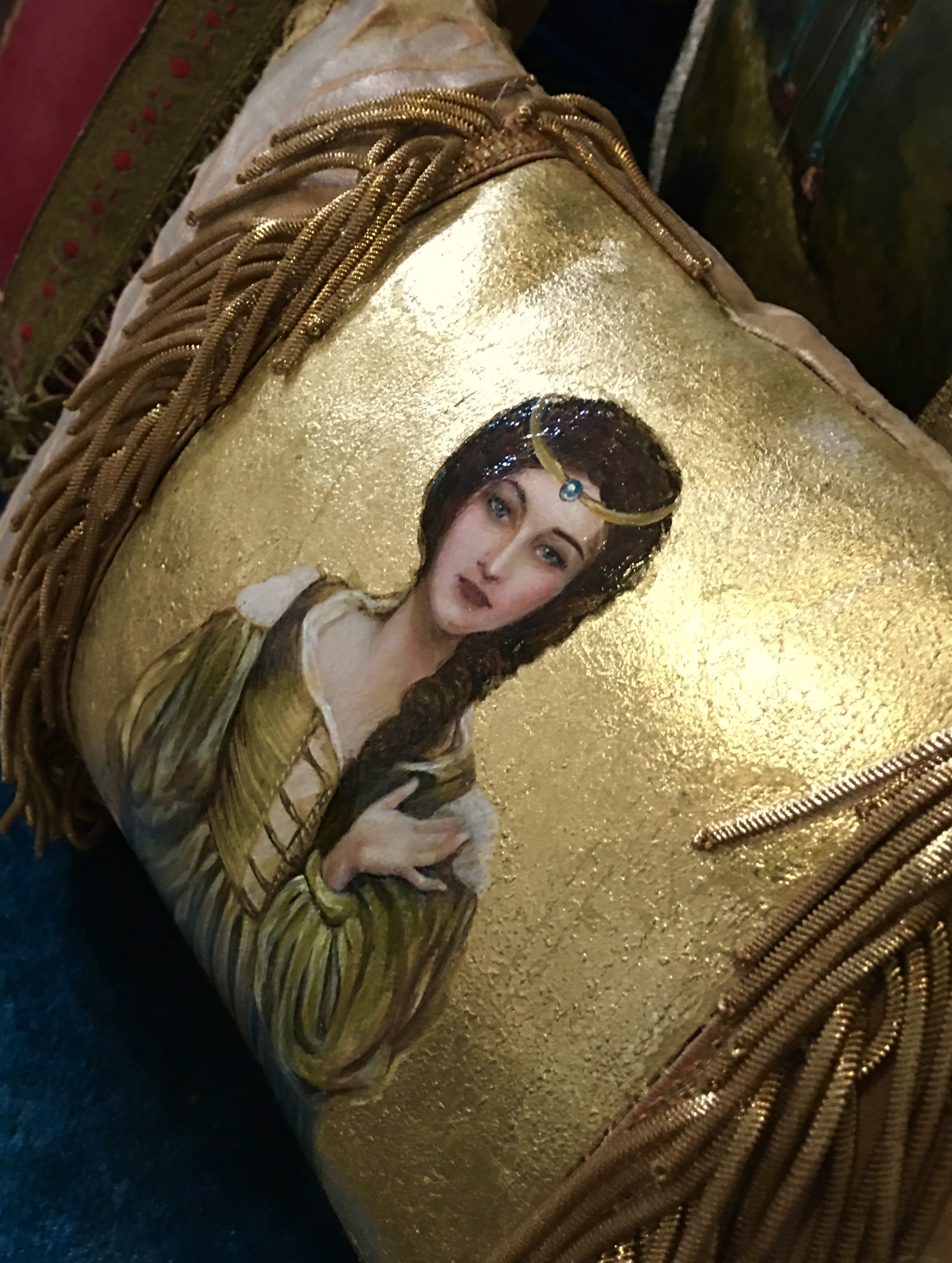 Young Lady Pillow from the Masterpiece Collection by Jennifer Chapman