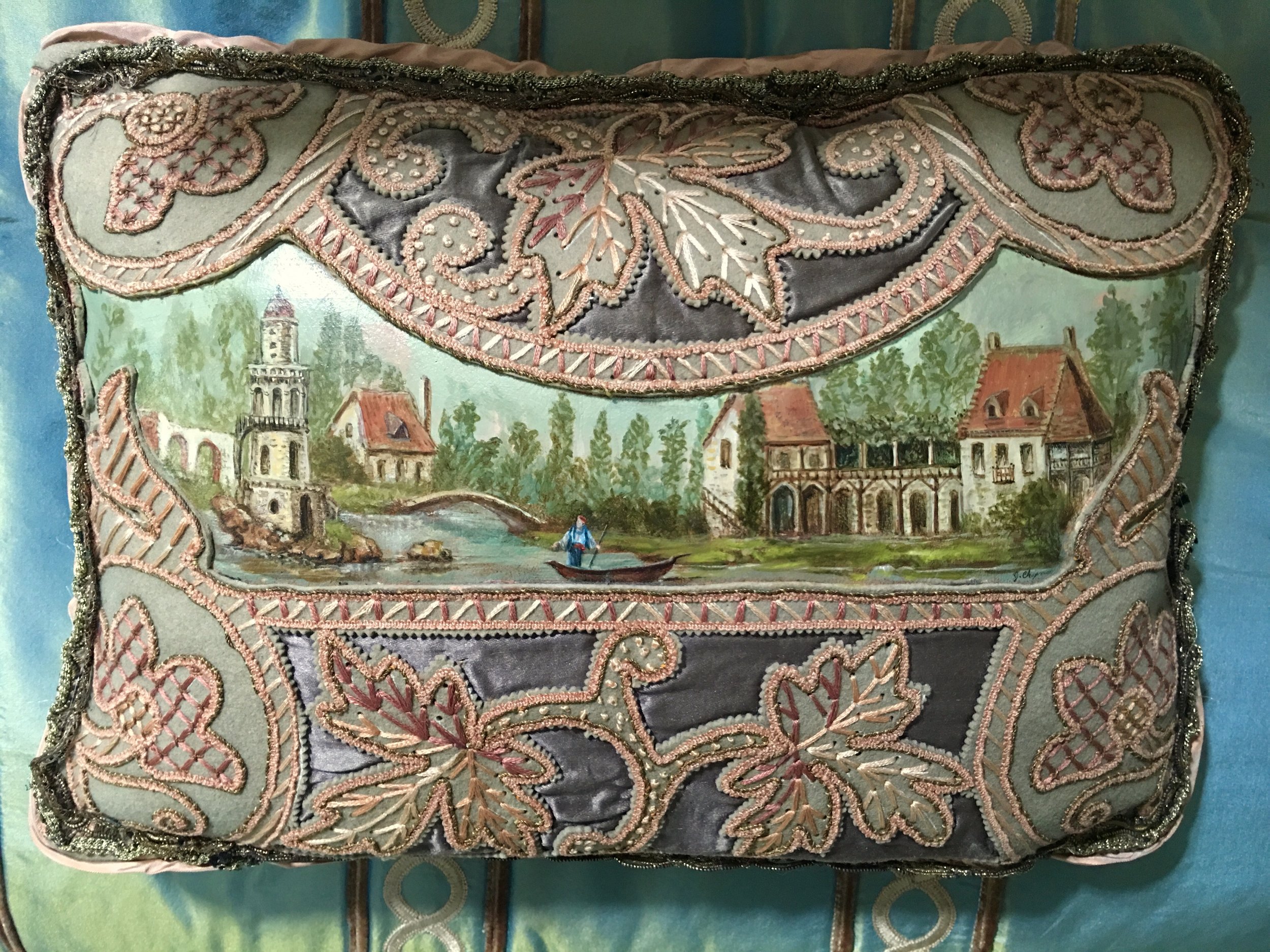 Marie Antionettes Hamlet Pillow from the Masterpiece Collection by Jennifer Chapman