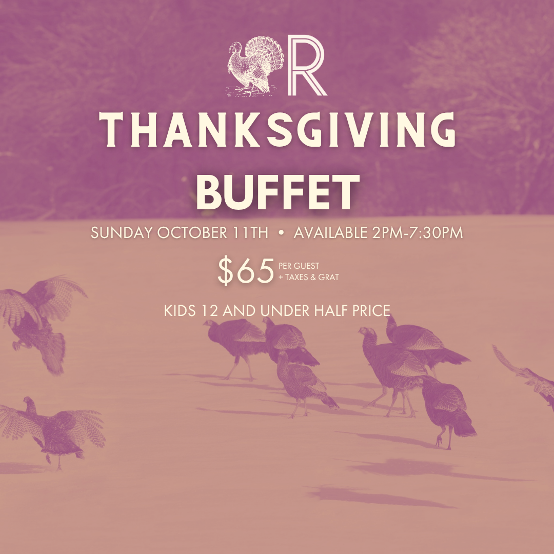 Thanksgiving Buffet Sunday October 11th
