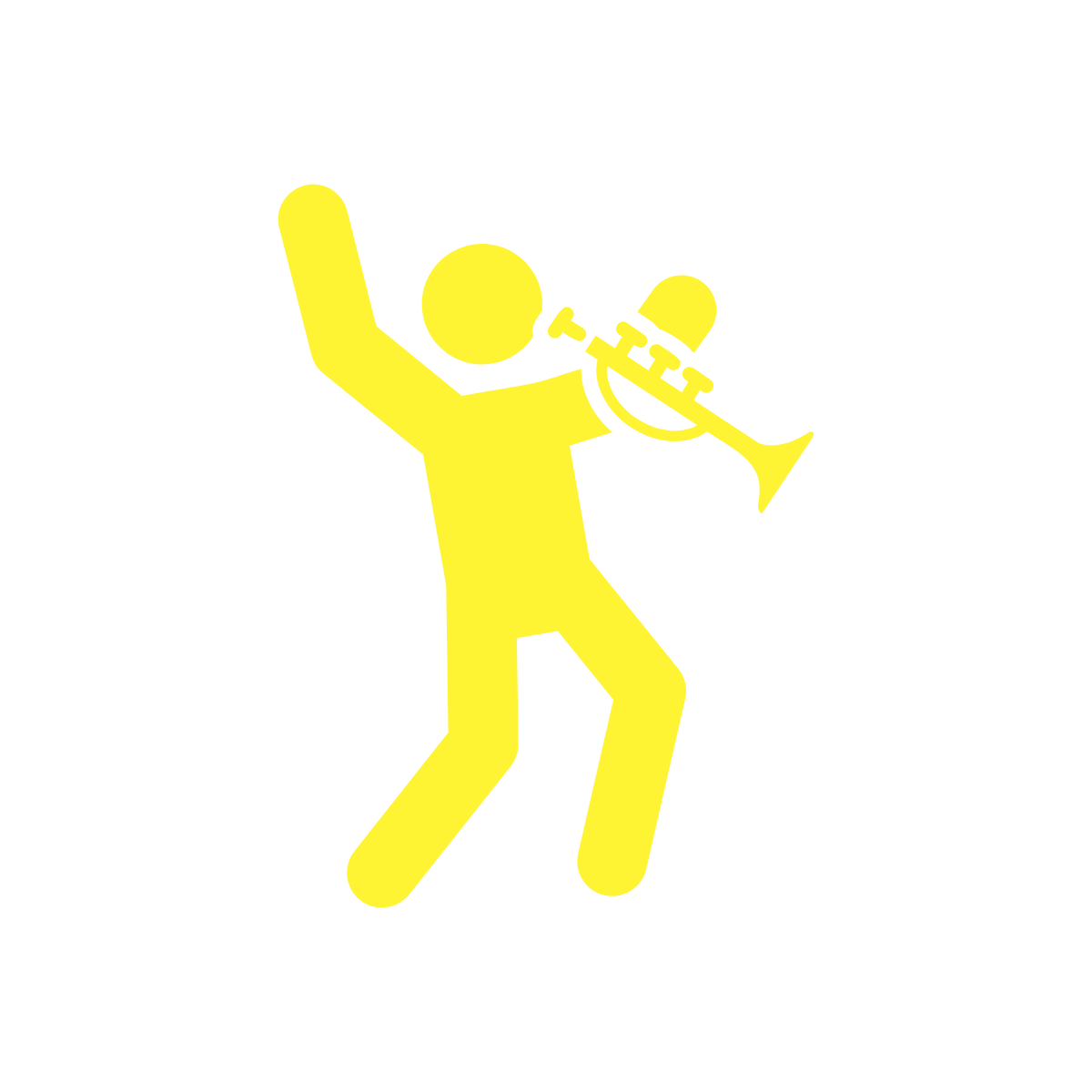 person playing a trumpet