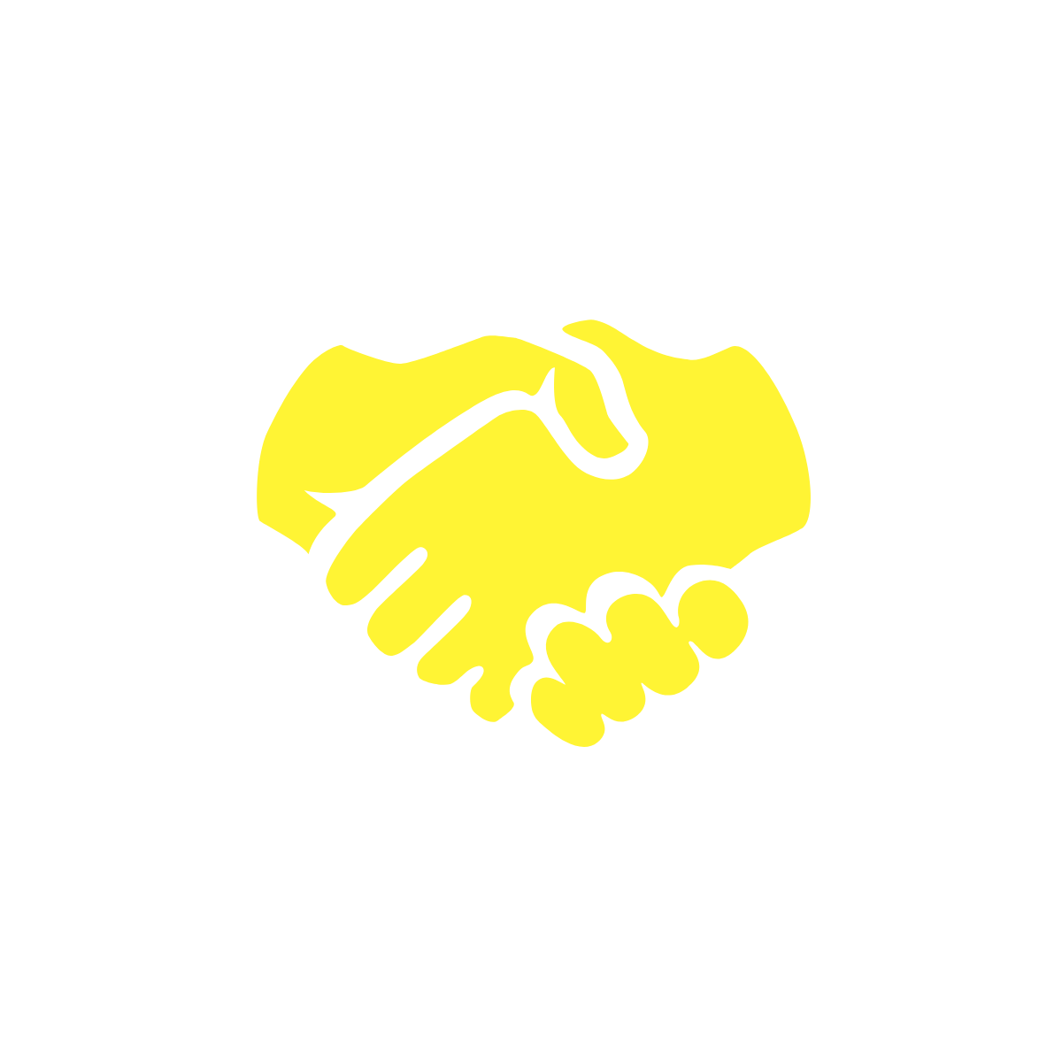 2 hands doing a handshake