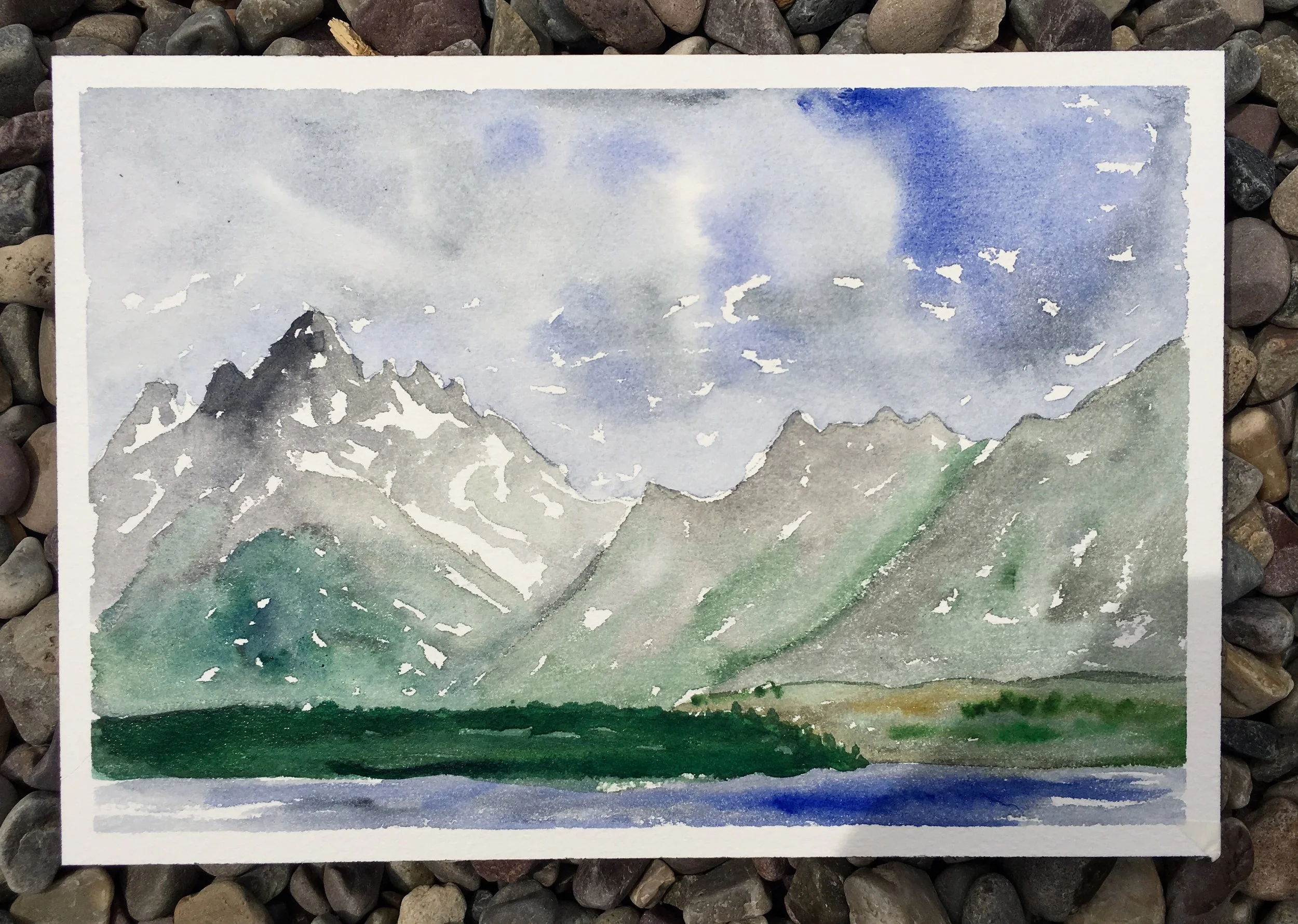 #126 - The Tetons across Jackson Lake