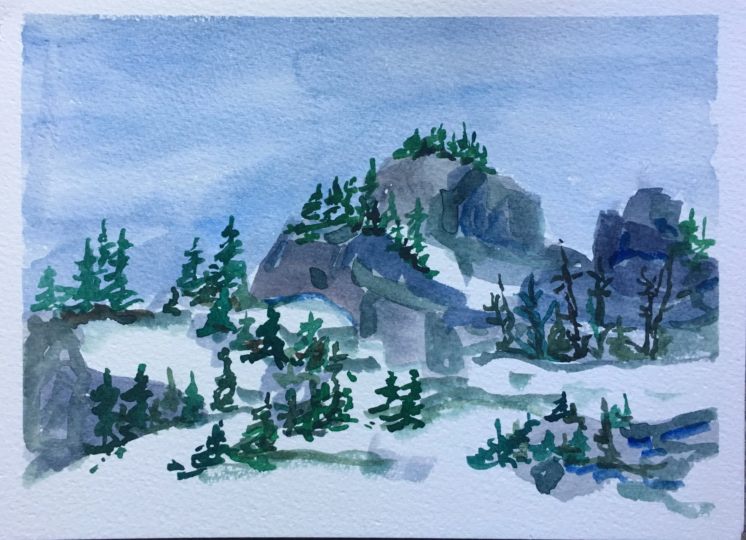 #101 - Looking South from Surprise Lake