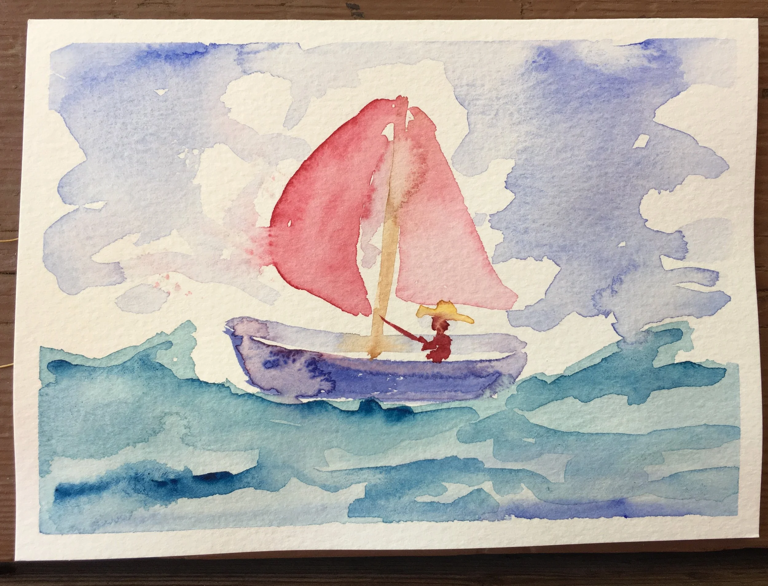 #84 - Father's Day Sailboat Card