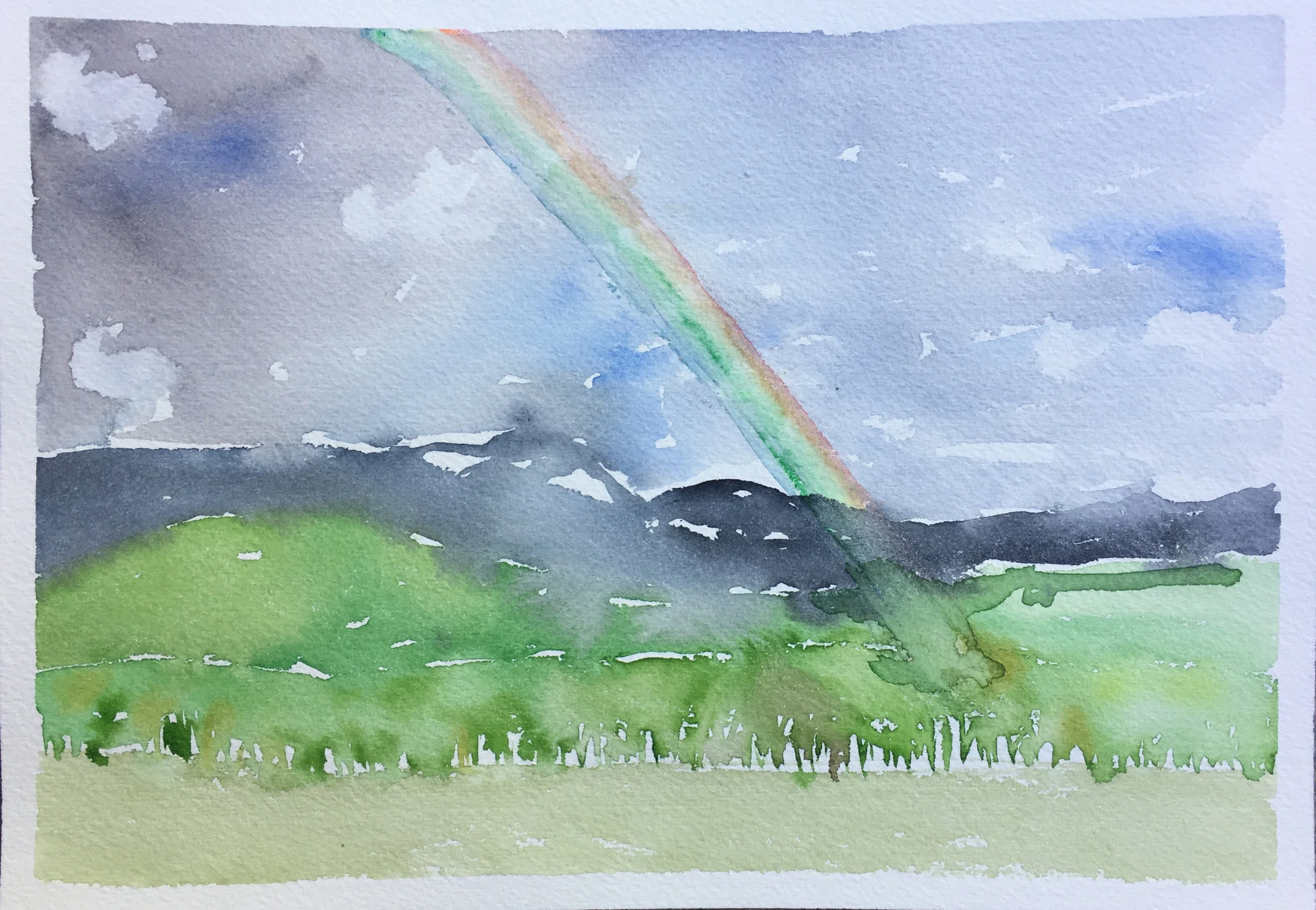 #67 - Rainbow Over the Sleeping Indian