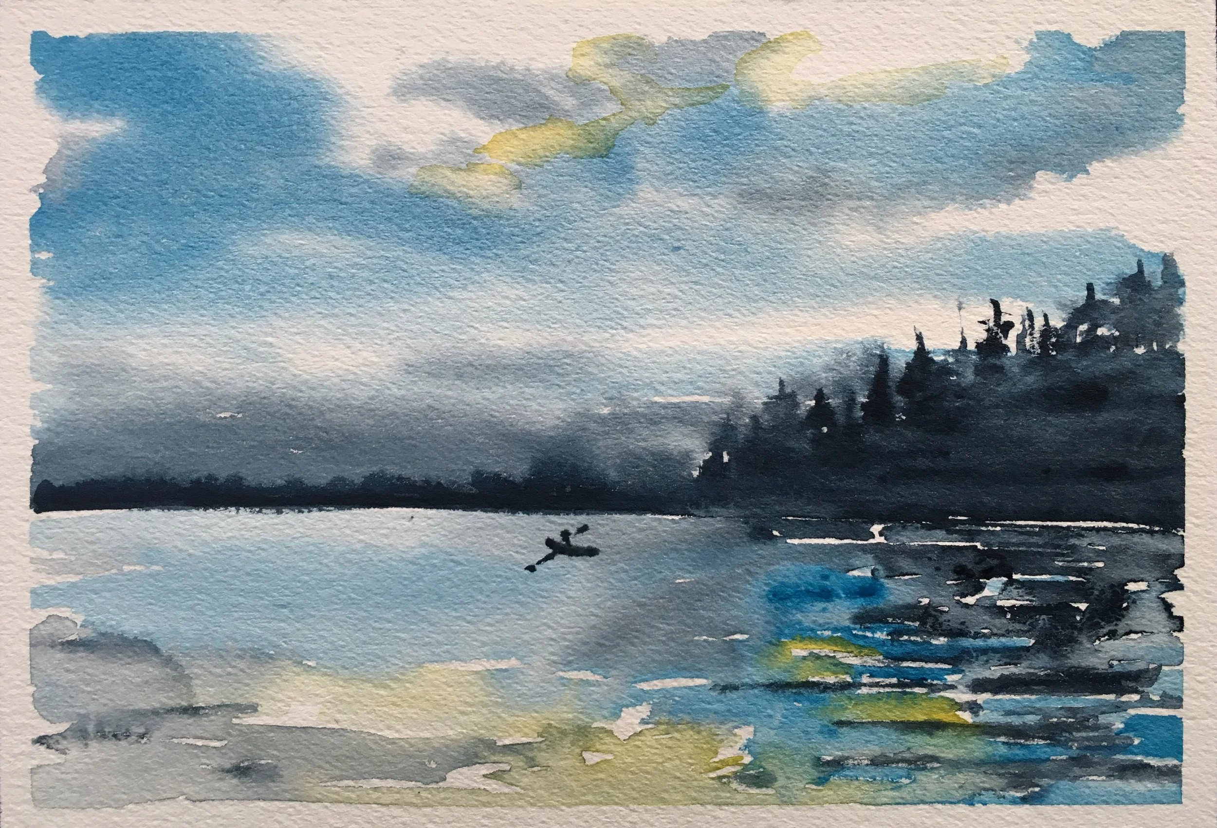 #152 - Jenny Lake Kayaker