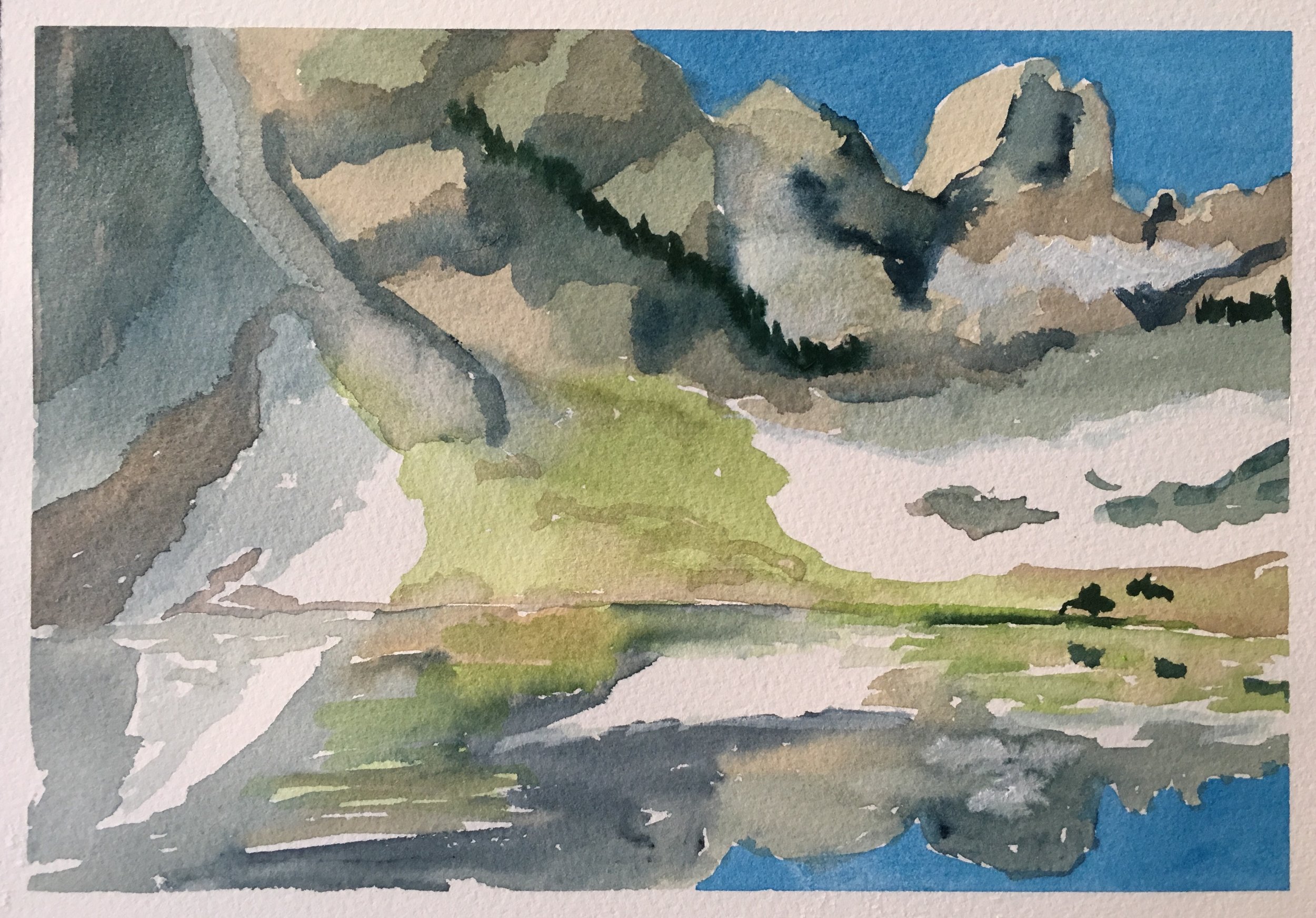 #156 - Lake of the Crags Reflection