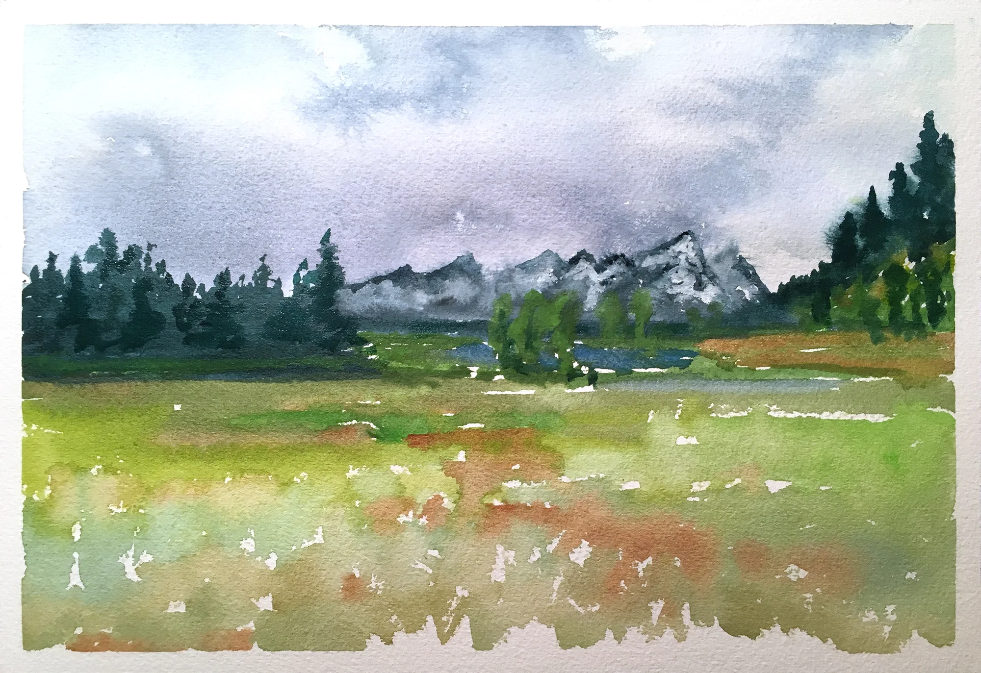 #183 - The Tetons from Pacific Creek