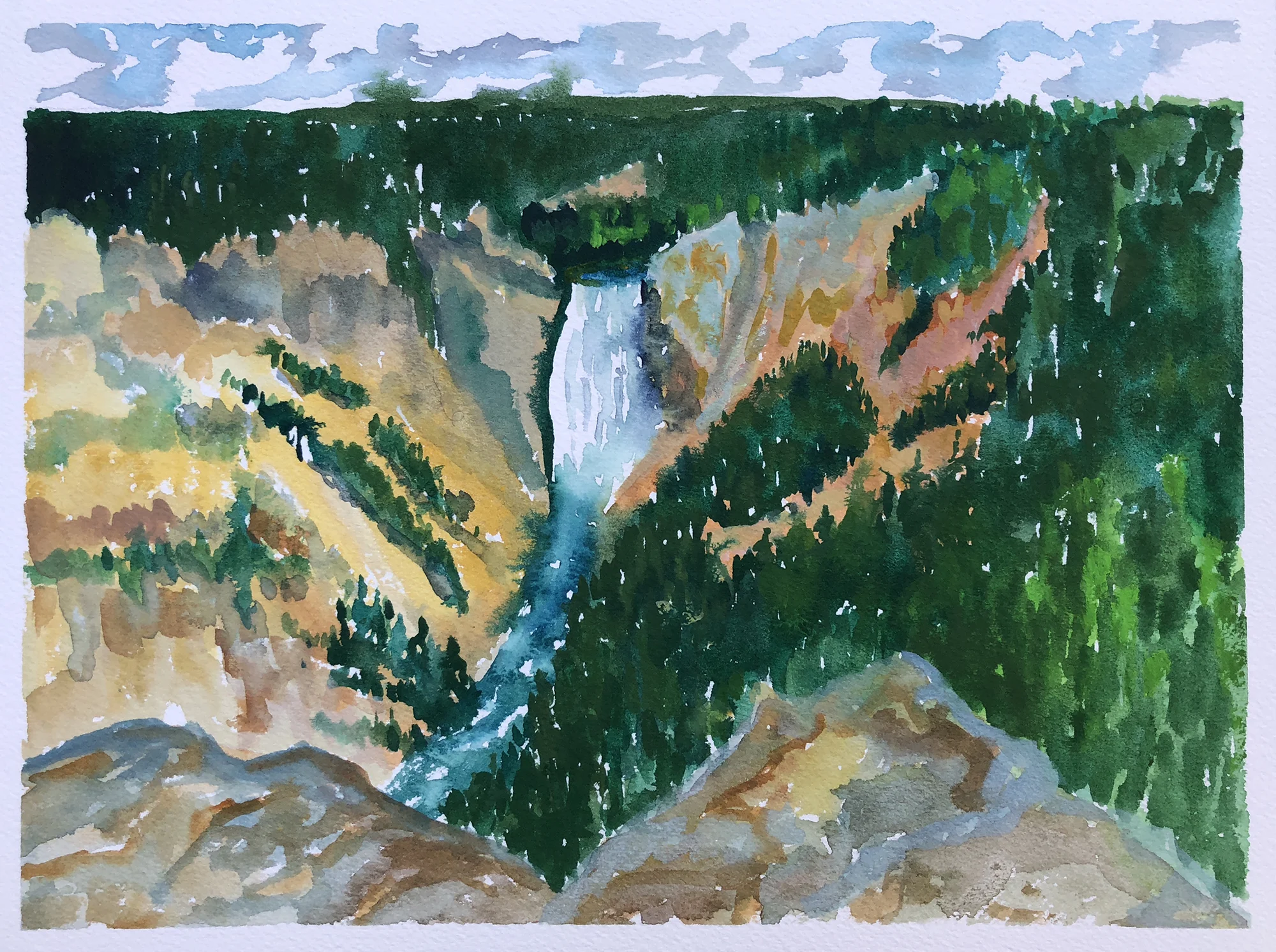 #214 - Lower Falls of the Yellowstone