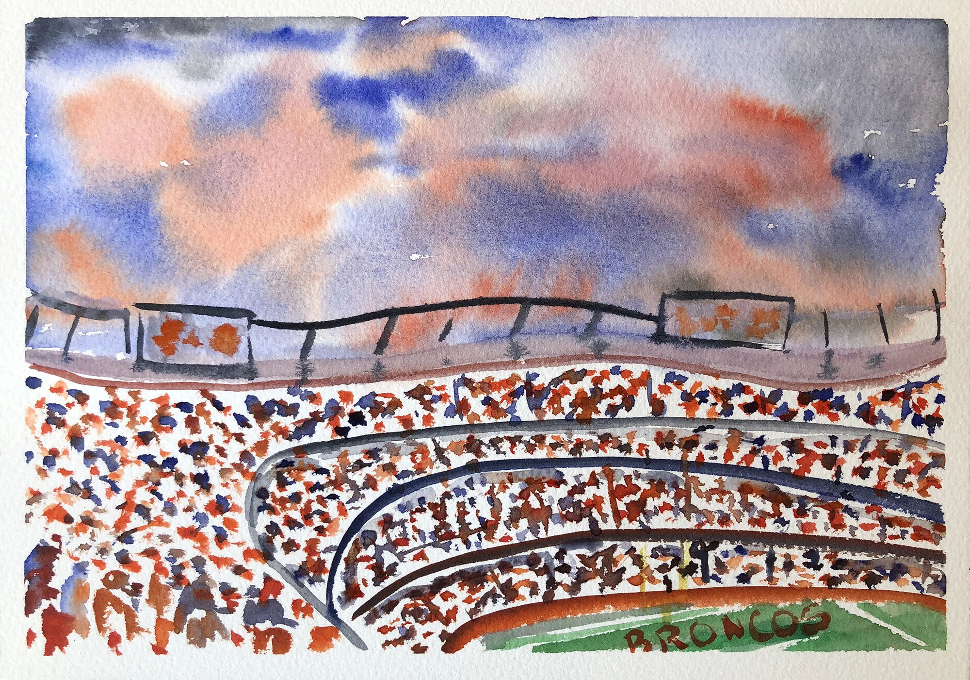 #239 - Bronco Sunset