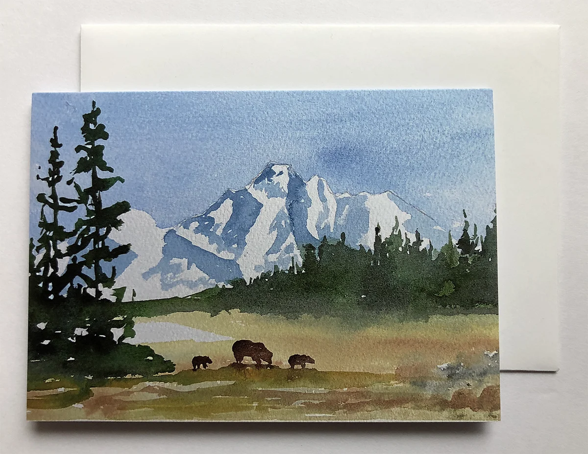 Blondie and Her Cubs - Greeting Cards