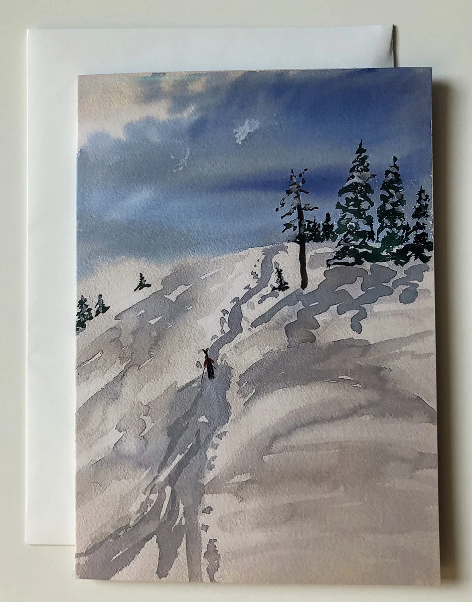 Hiking for Turns - Greeting Cards